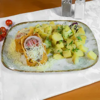 Rulada de cotlet pane