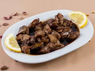 Ficatei de pui cu sos de rodii