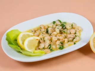 Creveti cu sos de lamaie