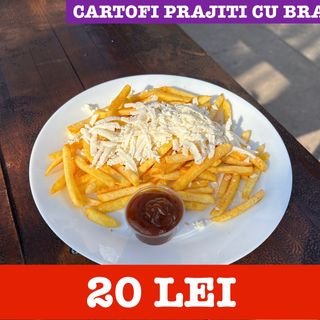 Cartofi Prăjiți + Brânză + 1 Sos