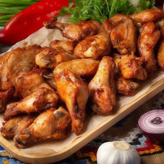 Platou aripioare cu sos bbq-4 persoane