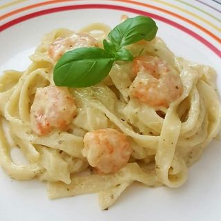 Tagliatelle cu creveți