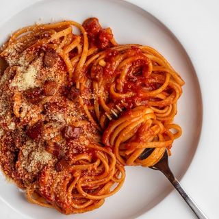 Spaghetti amatriciana