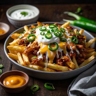 Loaded fries Pork BBQ
