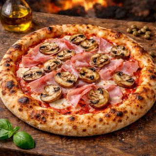 Pizza Prosciutto e Funghi Ø32cm