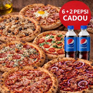 Combo 6 PIZZA+2 PEPSI 2L