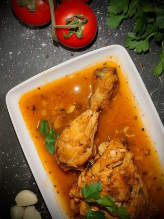 Ostropel de pui in sos dulce (300g)