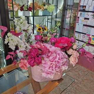 Aranjament vas ceramic mare