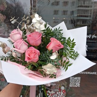 Buchet Trandafiri Nuante Pastelate