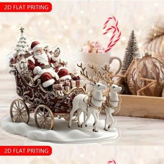 Decoratiune Masa Craciun din Plexi 