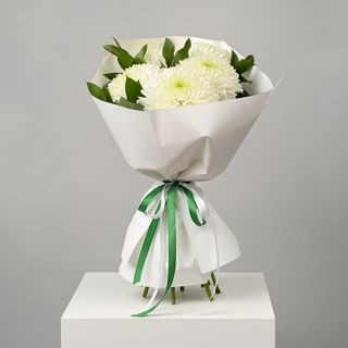 Buchet 5 crizanteme Gazela