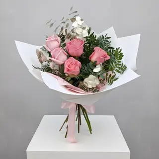 Buchet Trandafiri Nuante Pastelate