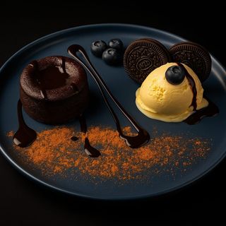 Lava Cake cu Inghetata 160 Gr.