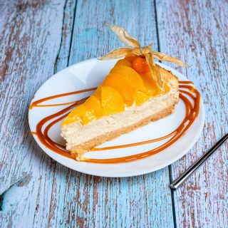 Cheesecake peach