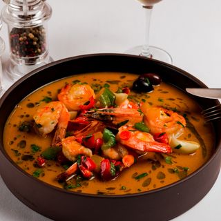 Gamberi al aglio olio