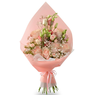 Buchet pastel trandafiri