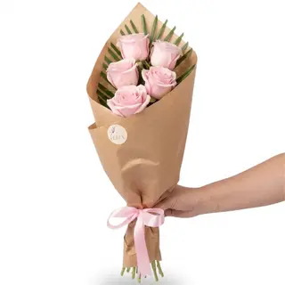 5 Trandafiri roz