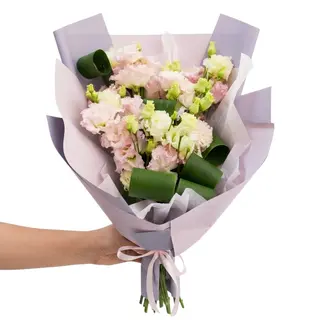 Buchet cu 5 lisiantus