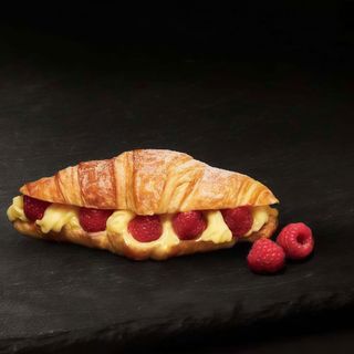 Croissant crème et framboise
