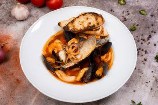 Padella di Frutti di Mare/Tigaie cu fructe de mare