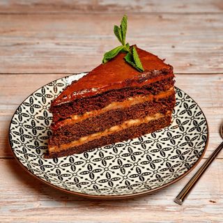 Tort cu ciocolată și banane