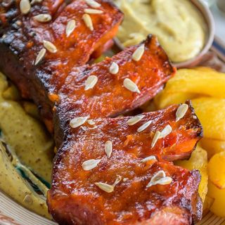 Coaste de porc la cuptor cu sos Dijon (ambalaj inclus)