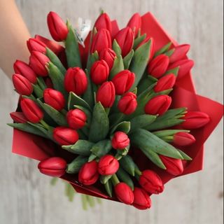 BUCHET 35 LALELE ROSII