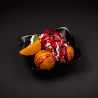 Papanasi (3 bilute) cu Dulceata de Afine 180 Gr.