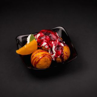 Papanasi (3 Bilute) cu Dulceata de Visine 190 Gr.