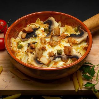Paste Pollo e Funghi 400 Gr.
