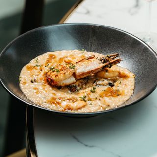 Risotto al Limone cu creveti - cremos si aromat cu lamaie