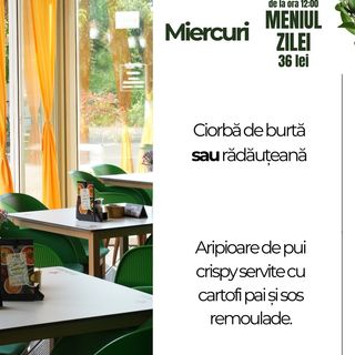Meniul zilei miercuri