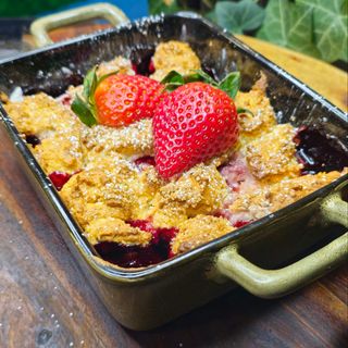 Cobbler cu căpșuni