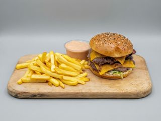 Hamburger double smash