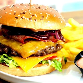 hamburger double chesse