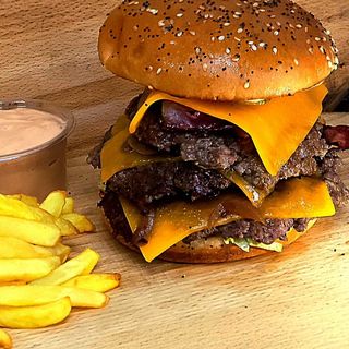 hamburger triple smash