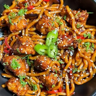 Korean udon chicken