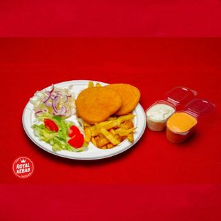 Kebab la farfurie veggie