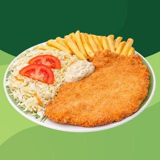 Meniu șnițel din piept de CURCAN