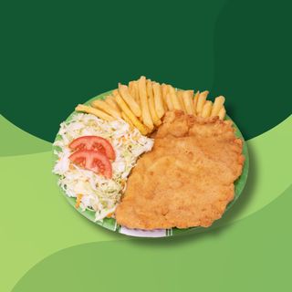 Meniu șnițel din piept de CURCAN