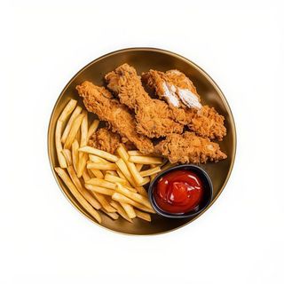 PUI CRISPY CU CARTOFI MEDIUM