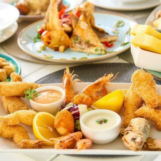 Platou Mixt, paine prajita