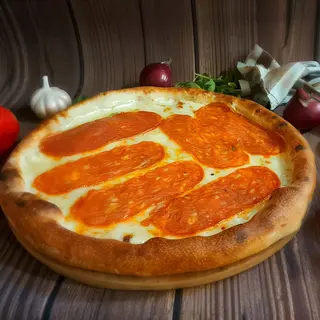 Quattro formaggi e spaianata picante 40 cm / 850gr.