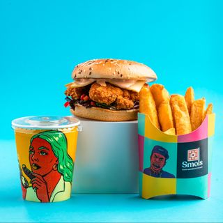 Meniu Burger Spicy de Pui