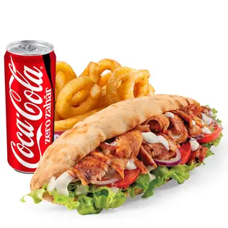 Meniu Doner curcan Twister mediu