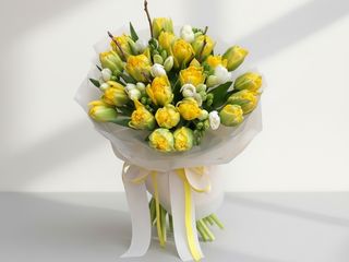 Buchet lalele galbene fresh