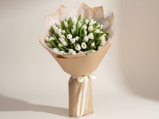 Buchet lalele albe-51 de Fire