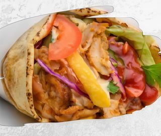 Shawarma pui lipie mare