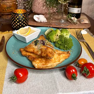 Doradă cu broccoli și sos de lămâie