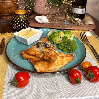 Doradă cu broccoli și sos de lămâie